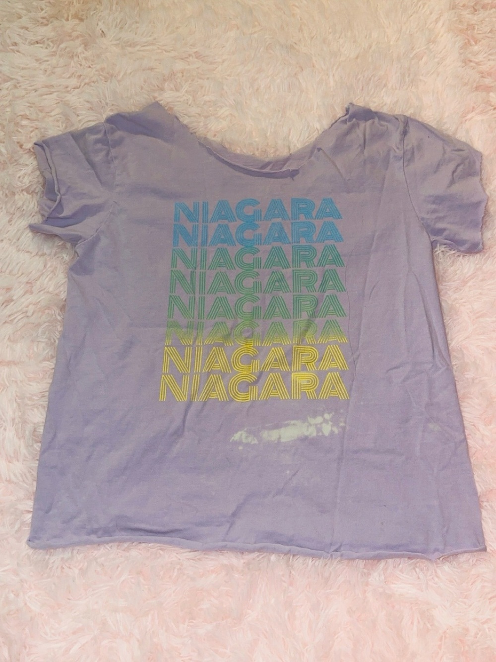 Niagara Lavender Short Sleeve Logo Tee